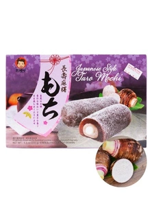 Japońskie mochi z nadzieniem taro śmietankowym roll ryżowe ciastka fioletowe rice cake 150g