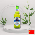Piwo Tsingtao Beer Zero chińskie jasne lager bezalkoholowe 330ml