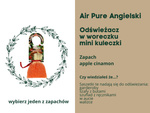 Odświeżacz angielski w woreczku saszetka z zapachowymi kulkami rose lub apple cinamon airpure