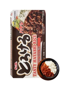 Japońskie curry pasta do ryżu Hayashi sos demi-glace ciemna wołowina 8 Porcji 160g S&B