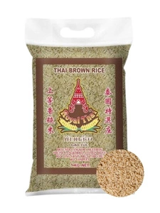 Ryż tajski brązowy pełnoziarnisty długie ziarno naturalny brown rice 1kg