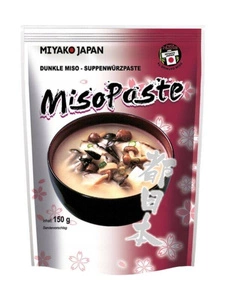 Pasta miso ciemna fermentowana sojowa pasta przypraw do dashi japońska 150g