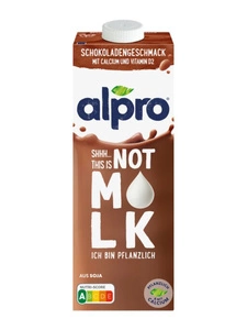 Alpro napój sojowy roślinny czekoladowy not milk zamiennik mleka wegetariański niemiecki 1l.