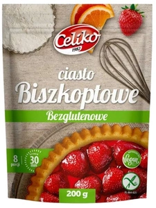 Ciasto biszkoptowe w proszku mieszanka instant bezglutenowe do babki muffinek celiko 200g