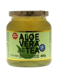 Herbata koreańska z aloesem konfitura aloe vera tea instant do ciast marynat na gorąco na zimno 400g