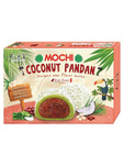 Mochi japońskie ciastka pandan z nadzieniem z czerwonej fasoli w kokosie coconut 180g