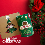 Zestaw na prezent herbata zielona green liściasta z sri lanki w puszce Barton 80g