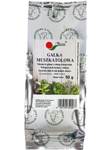 Gałka muszkatołowa cała ziarno kulka przyprawa naturalna runo 50g