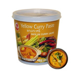 Pasta Curry Żółta Cock Brand tajska przyprawa Yellow Curry 400g