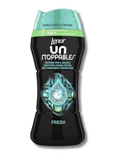 Lenor perełki do płukania fresh zielony granulki perfumowane włoskie 210g