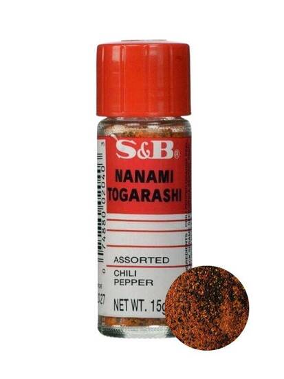 Przyprawa w proszku togarashi japońska shichimi nanami ostra chilli w proszku mieszanka 7 przypraw s&b 15g