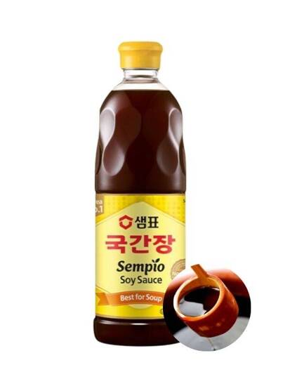 Sos sojowy koreański do gotowania zup bez GMO guk-ganjang  Soy sauce for soup 800ml